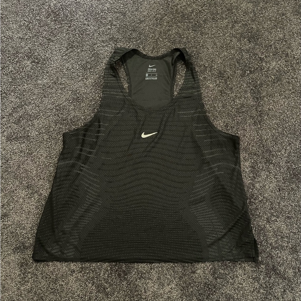 Nike Pro Dri-FIT Charcoal Tank